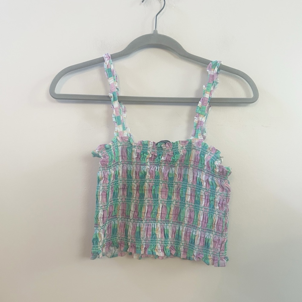 French connection ruched tank top 0‎